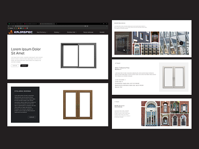 Elegant website for window factory