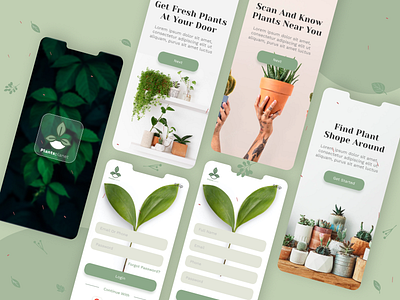 Plants planet (Plant Buying App) design figma graphic design illustration illustrator mobile app photoshop ui ui design uiux