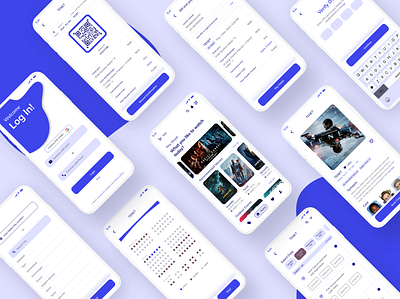 Movie Ticket Buying App design figma graphic design illustration mobile app movie ticket buying app ui ui design uiux