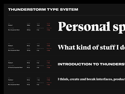 Thunderstorm Type System