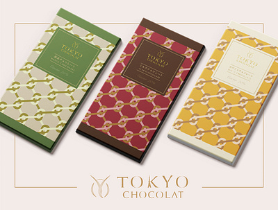 Grpahic Design | TOKYO CHOCOLAT Branding & Package Design branding chocolate packaging graphic japan logo package typography
