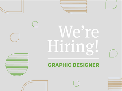 We're Hiring!