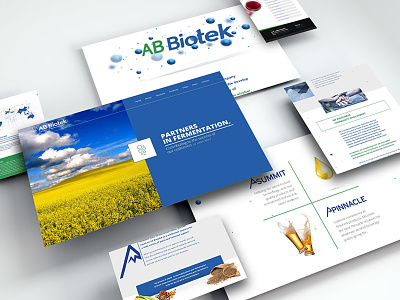 Fresh & Clean Website Design biotech biotek layout web design webdesign website