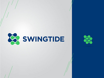 Swingtide ReBrand amoeba consulting icon logo wordmark