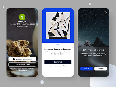 Onboarding Screens