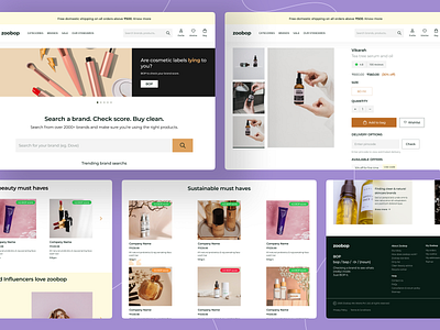 Beauty Store🛍 app beauty beauty store branding cosmetics dailyui design desktop ecommerce footer header minimal navigation online online store redesign ui ux web uiux website