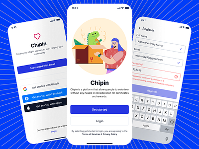Chipin - Volunteering App