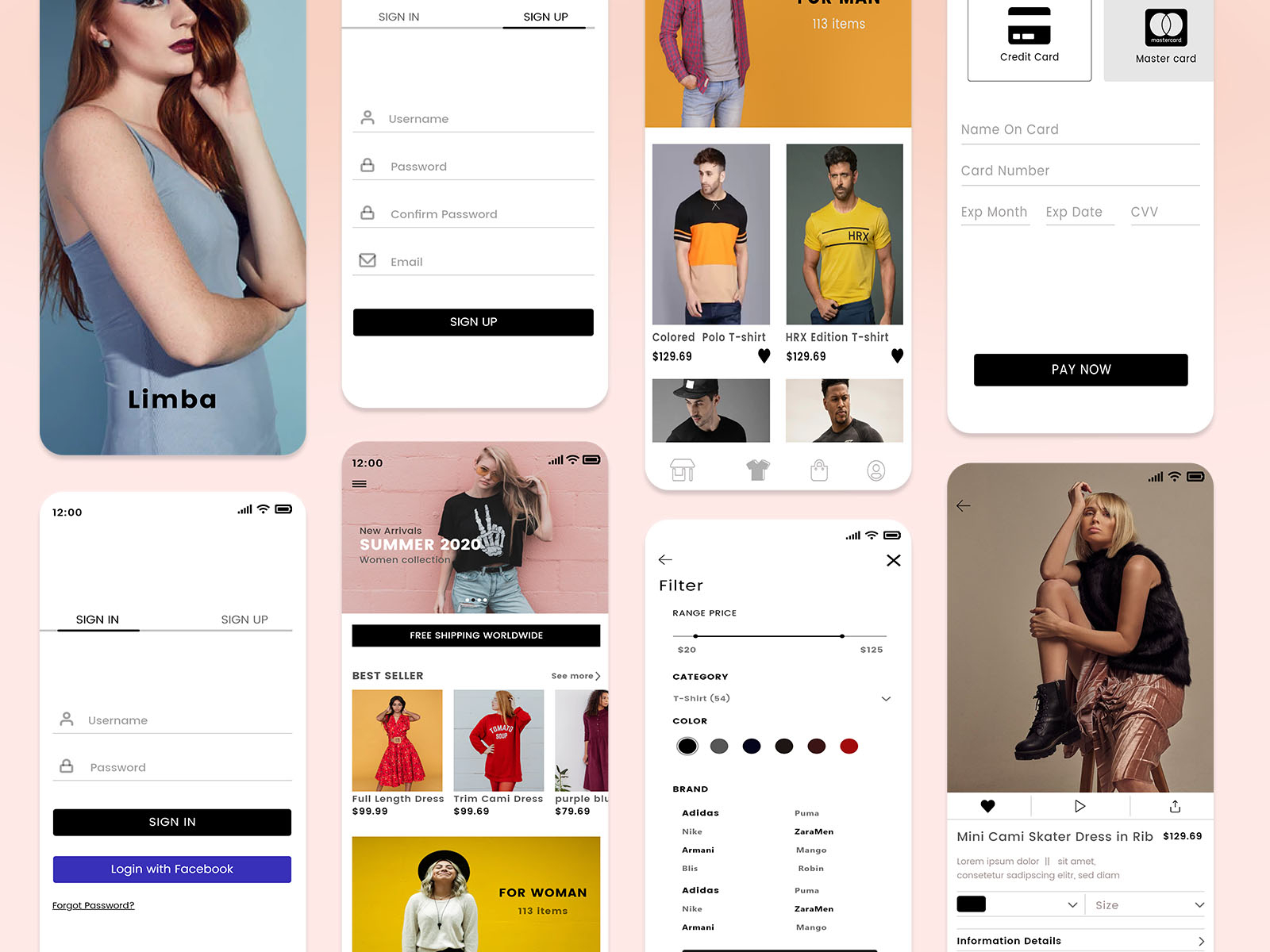 Clothing Shop Ecommerce mobile app by Kuldeep Jiyani on Dribbble