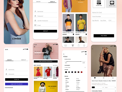 Clothing Shop Ecommerce mobile app app clothes clothing design ecommerce ecommerce app ecommerce shop shopping shopping app ui uidesign ux