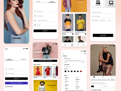 Clothing Shop Ecommerce mobile app