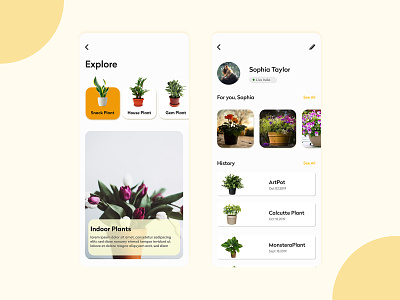 Plant App Ui app app design dailyui design plants shop ui uidesign ux