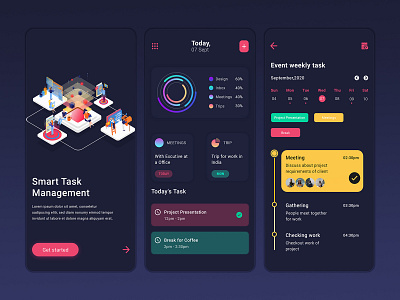 Smart Task Management app ui