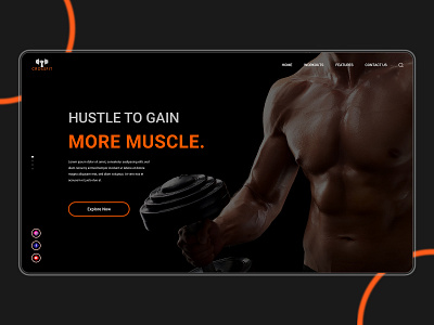 Crossfit - Fitness gym landing page