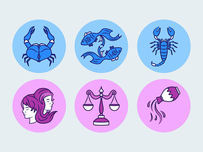 Water and Air zodiac signs