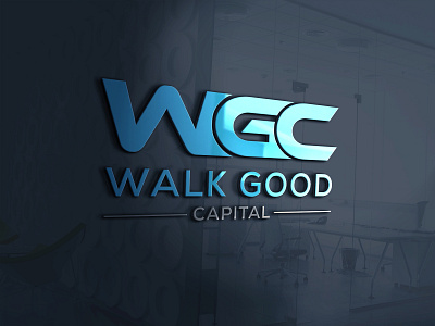 Typography Logo for Walk Good Capital