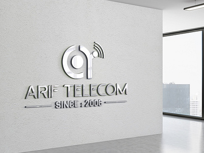 Exclusive Minimalist Logo for Arif Telecom