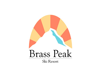 Brass Peak dailylogochallenge dailylogochallengeday8 design flat icon illustrator logo vector