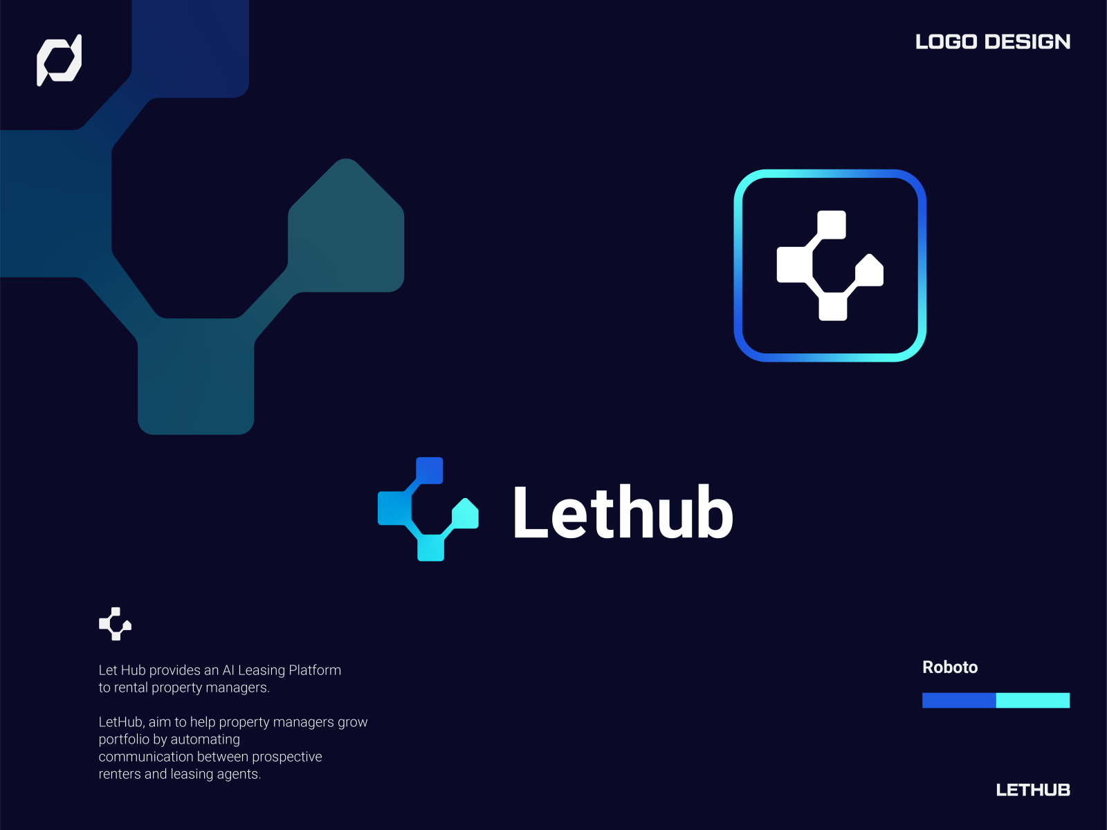 LetHub Logo Concept - Letter L Logo by Petar Nikoloski | dsgn.petar on ...