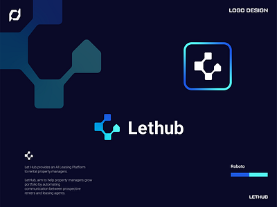 LetHub Logo Concept - Letter L Logo branding colors create creativity data design graphic design graphicdesigner house icon illustration letterl logo logoinspiration logoprocess logotype typeface typography ui ux