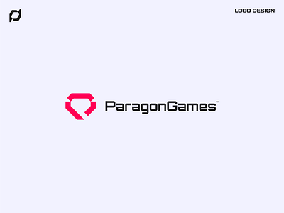 Paragon Games Logo Concept - Letter P logo (Diamond)