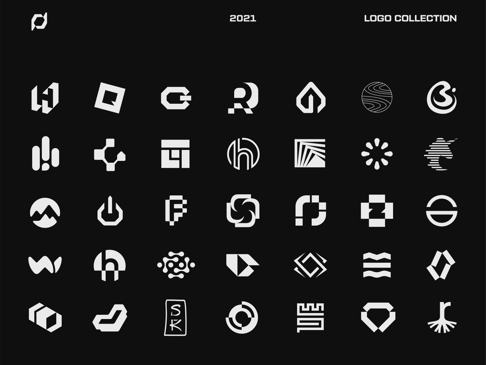 Minimal 2021 Logo Collection by Petar Nikoloski | pnp.dsgn on Dribbble