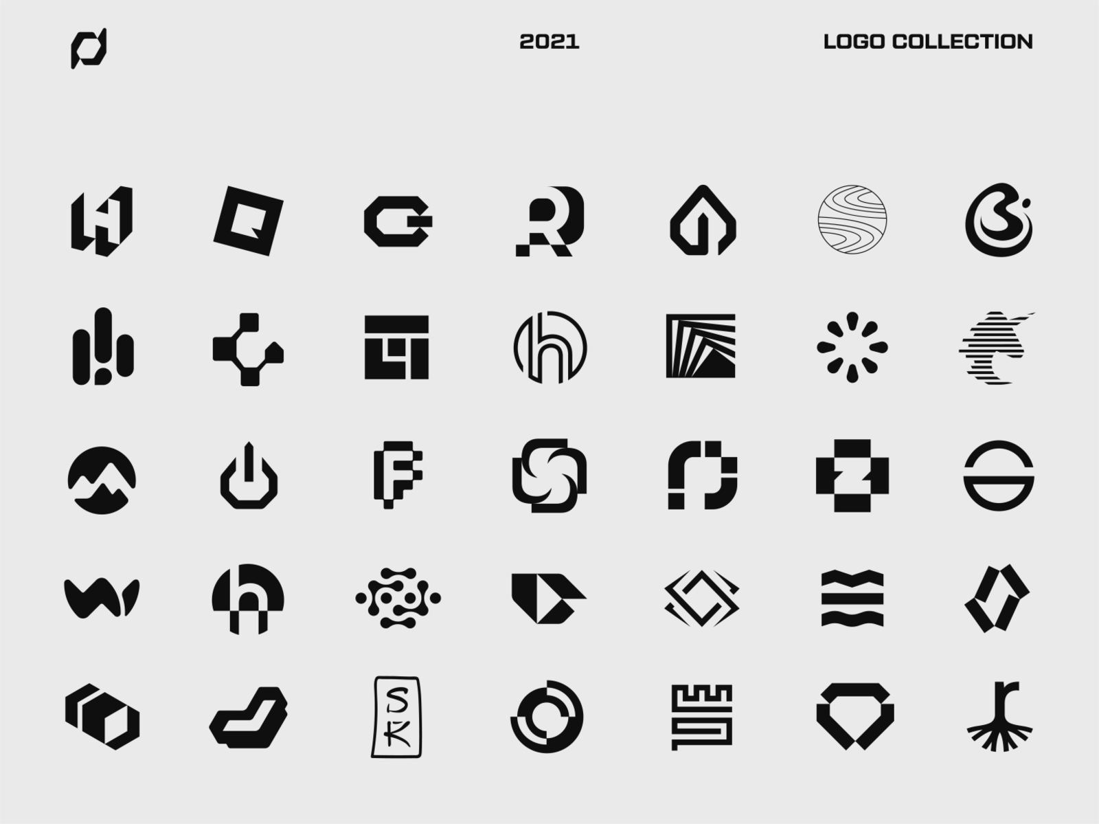 Minimal 2021 Logo Collection by Petar Nikoloski | pnp.dsgn on Dribbble