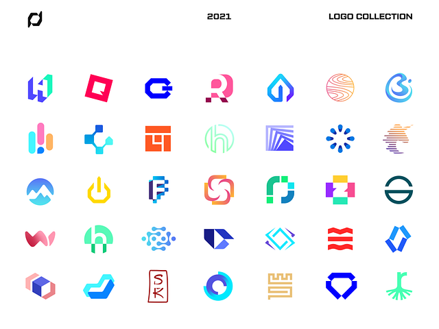 Minimal 2021 Logo Collection by Petar Nikoloski | dsgn.petar on Dribbble