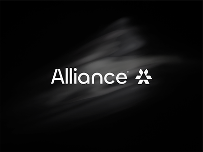 Alliance Logo Concept abstract abstractmark alliance crypto cryptocurrency dao design finances icon invest letter a logo logodesign minimal simple symbol triangle wordmark