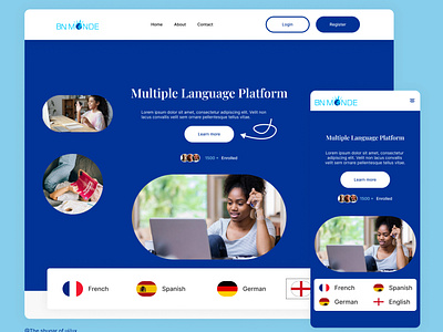 Multiple Language Learning Platform