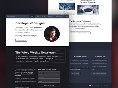 CK 2016 blog genesis framework theme typography ui ux web design wordpress