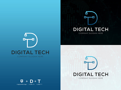 Digital Tech Logo Design ৷ Tech Logo Mark brand brand design brand identity branding branding design digital digital logo logo logo design logo designs logo inspirations logo maker logo mark logodesign logos logosai logotype modern logo tech tech logo