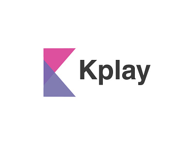 K Letter Logo l Kplay Overlapping Logo Design brand brand design brand identity branding branding design k letter k letter logo logo design logo maker logo mark logotype modern logo overlapping overlapping logo overlay technology