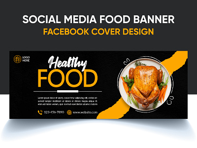 Food Facebook Cover Banner Design | Facebook Ads | Banner Design