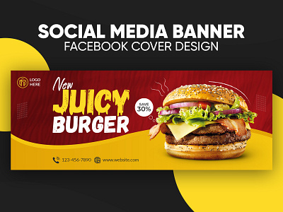 Food Facebook Cover Banner Design