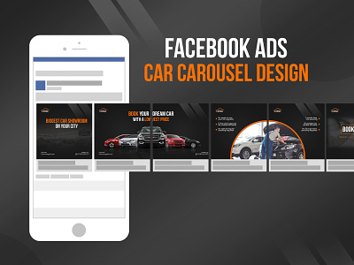 Car Instagram/Facebook Carousel Post Design