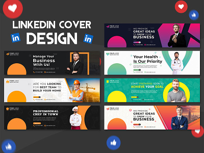 Linkedin Agency Cover designs themes templates and downloadable