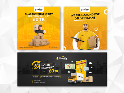 Delivery Services Banner Template