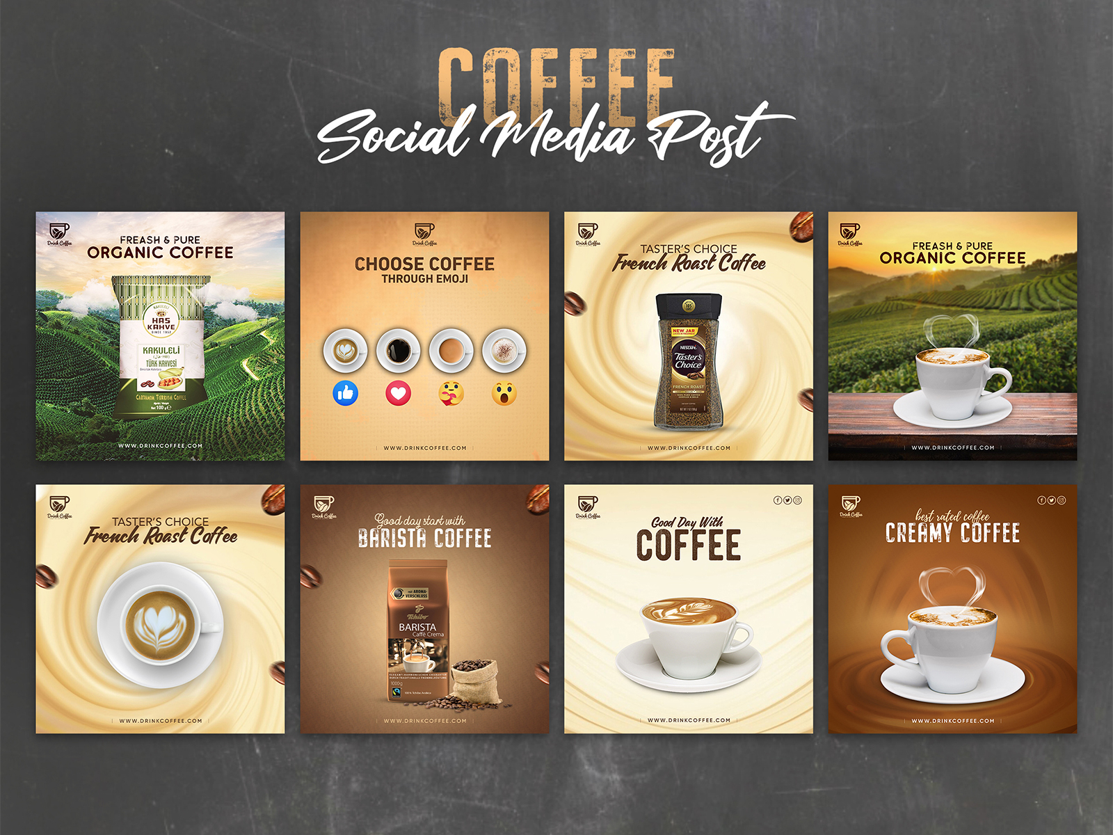 Coffee Social Media Post Template By Emamul Hossen On Dribbble