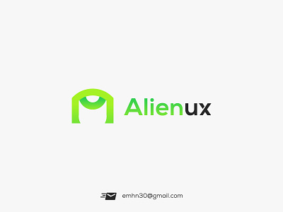 Alienux Marketing Agency A Letter Logo Design | Modern Logo a letter agency alien brand identity branding design logo logo design marketing modern ux