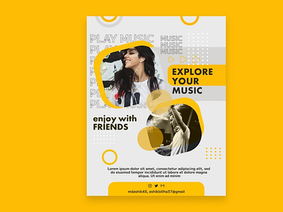 Flyer | Music | Promotion flyer design.