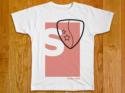 FC Sion T-shirt emblem football illustration shield soccer swiss symbol tshirt