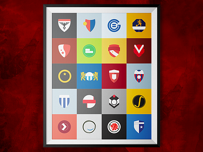 Swiss Minimalists Football Emblems