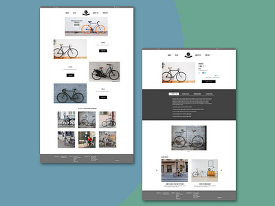 Minimal Website (Bike Shop)