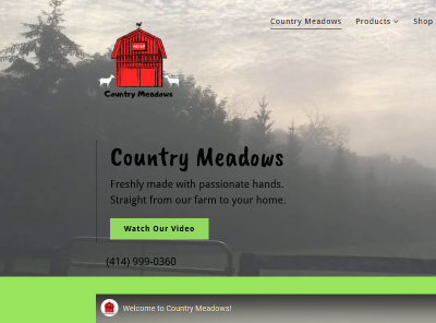 Country Meadows New vs Old Website Design