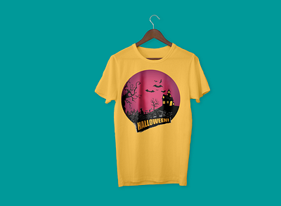 Halloween T Shirt halloween halloween design t shirt design t shirt mockup