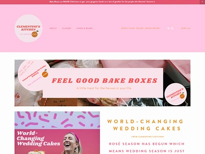 Clementine's Kitchen web designer website website builder website design