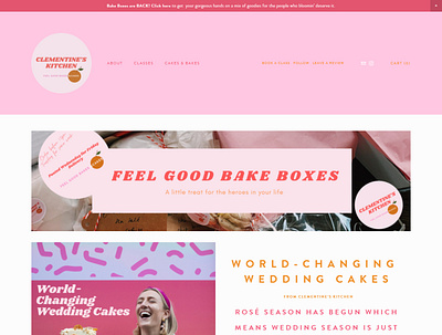 Clementine's Kitchen web designer website website builder website design