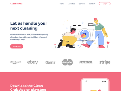 Clean cruiz web landing page