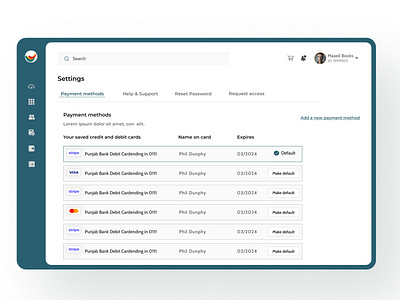 Payment Method UI