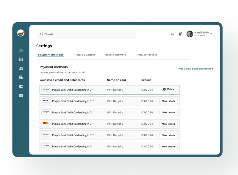 Payment Method Ui By Tanisha Goyal On Dribbble Payment Method Ui By Tanisha Goyal On Dribbble
